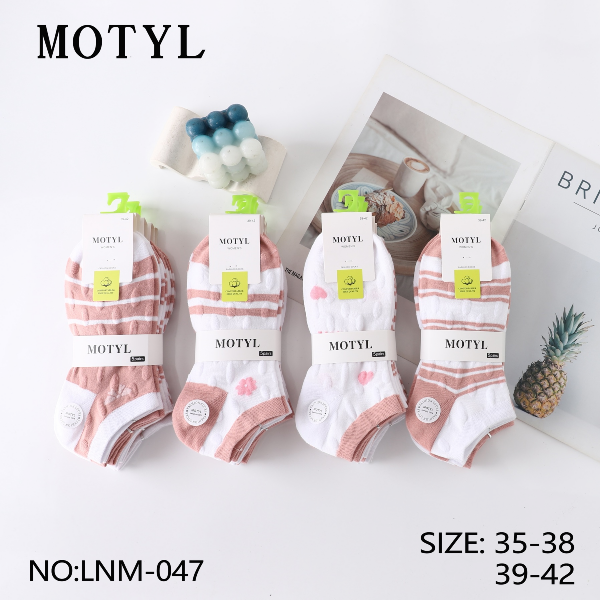 Skarpety damskie Roz 35-42, Mix kolor Paczka 40 szt